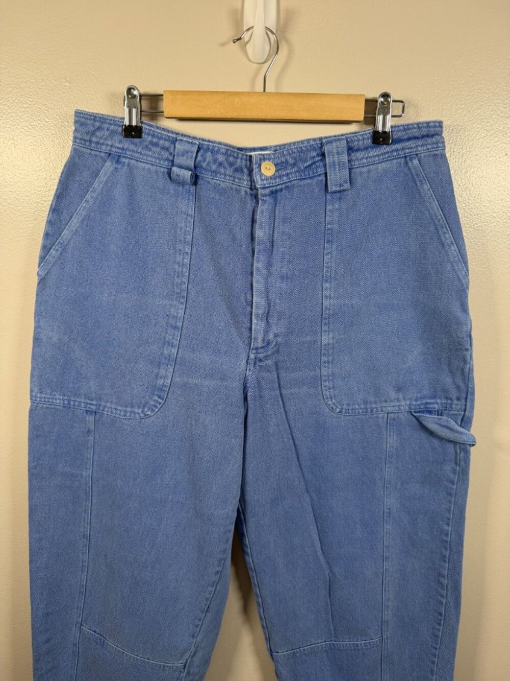 Alex Mill Painter Jeans Mens Size 33 Utility Carpenter Light Denim Wash Blue - Picture 4 of 11